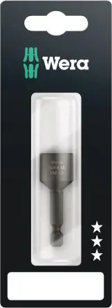 Produktfoto 1 von Wera 6.35 mm 13 mm Sechskant Schraubbit, Sechskant Stahl, 1-teilig, 50 mm
