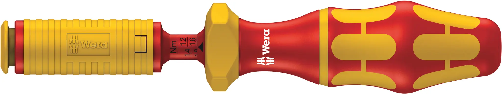 Produktfoto 1 von Wera 9 mm Drehmomentschraubendreher Einstellbar 0.3 To 1.2 Nm / ±6 % Länge 192 mm