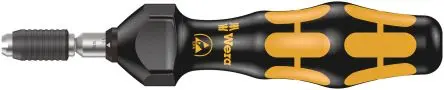 Produktfoto 1 von Wera 4 mm Drehmomentschraubendreher Einstellbar 0.1 To 0.34 Nm / ±6 % Länge 142mm ESD-Sicherheit