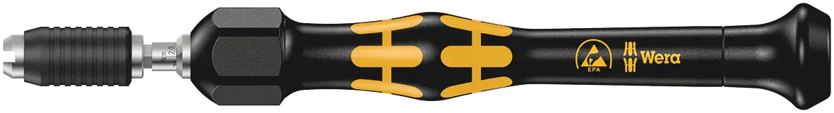 Produktfoto 1 von Wera 4 mm Drehmomentschraubendreher Einstellbar 0.05 To 0.11 Nm / ±10 % Länge 141 mm ESD-Sicherheit