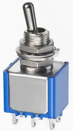 Produktfoto 1 von APEM Panel Kippschalter 2-poliger Wechsler, Ein-Ein, 30 V dc, 30 V ac, 4A, Lötöse