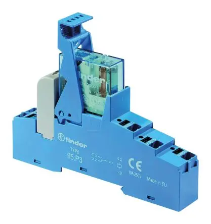 Produktfoto 1 von Finder 48 Interface Relais 110V ac, 1-poliger Umschalter DIN-Hutschiene 10.1mA