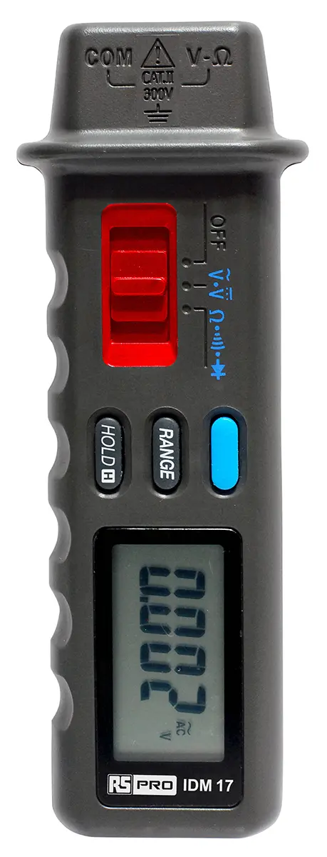 Produktfoto 1 von RS PRO IDM17 Tragbar Digital Multimeter, CAT III