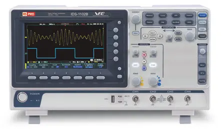 Produktfoto 1 von RS PRO DS-1000B Speicher tragbar Oszilloskop 100 MHz 4-Kanal