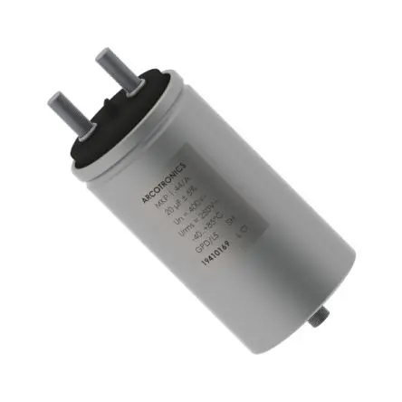 Produktfoto 1 von KEMET C44A Folienkondensator 700 V dc 400V ac 100 μF ±5 %, Schraubanschlussklemme Raster 22.3 mm