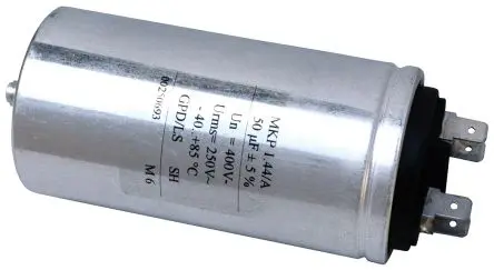 Produktfoto 1 von KEMET C44A Folienkondensator 850 V dc 450V ac 20 μF ±5 %, Schraubanschlussklemme Raster 22.3 mm