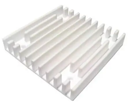 SPREADFAST Ceramic Heat Spreader Finned Kühlkörper für Universal-Vierkant-Keramik 4°C/W, 7.2 °C/W, 75 mm x 75mm x 6 mm