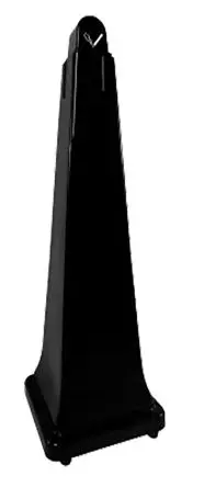 Produktfoto 1 von Rubbermaid Commercial Products Kunststoff Aschenbecher Schwarz, stehend, 311 mm x 1.001 m x 31.1cm