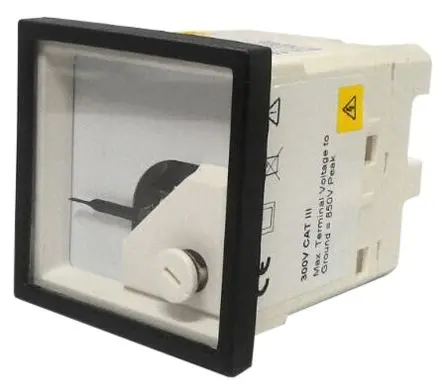 Produktfoto 1 von Sifam Tinsley Sigma Amperemeter 100 A AC Dreheisen, 48 mm x 48 mm