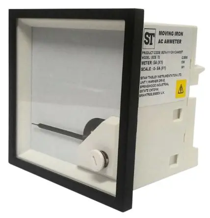 Produktfoto 1 von Sifam Tinsley DE Amperemeter 100 A AC Dreheisen, 72 mm x 72 mm / 0.5 %