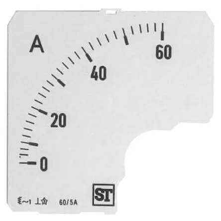 Produktfoto 1 von Sifam Tinsley Messgeräteskala für  72 x 72 analoges Einbau-Amperemeter