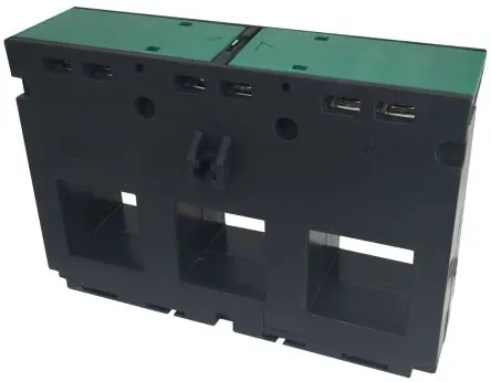 Produktfoto 1 von Sifam Tinsley OMEGA Stromwandler 500 A, DIN-Hutschiene, Basis, 45 mm