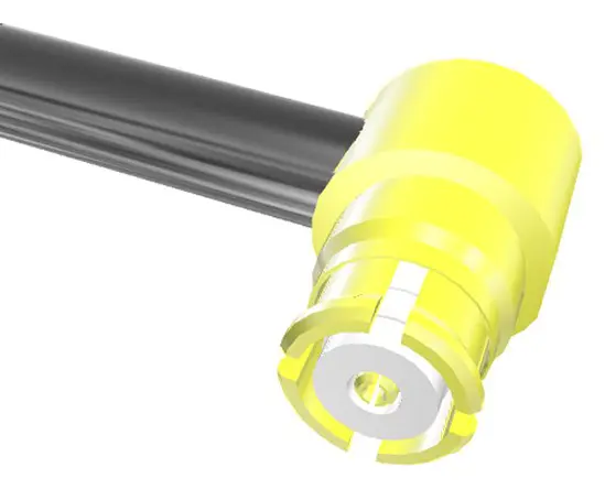 Produktfoto 1 von Samtec SMP Buchse Koaxialsteckverbinder SMP-Steckverbinder, Kabel, für Flexibel-Kabel, 50 Ω Crimpbefestigung, Standard,