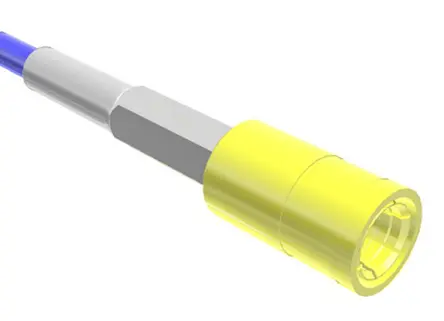 Produktfoto 1 von Samtec SMB7H Stecker Koaxialsteckverbinder SMB-Steckverbinder, Kabel, für Mikrowelle-Kabel, 75 Ω Crimpbefestigung,