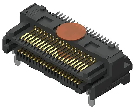 Produktfoto 1 von Samtec LSHM Leiterplattenleiste gewinkelt, 60-polig / 2-reihig, Raster 0.5 mm Raster Oberfläche, Platine-Platine,
