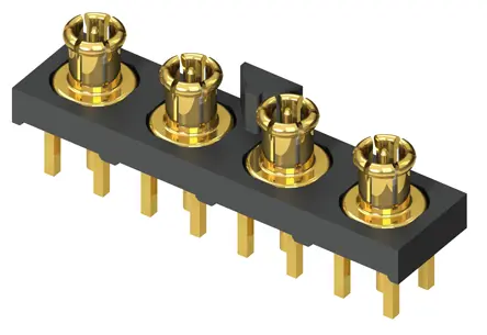 Produktfoto 1 von Samtec GRF1-P Koaxialsteckverbinder MCX-Steckverbinder, für RG-316-Kabel, 50 Ω, Micro Miniature