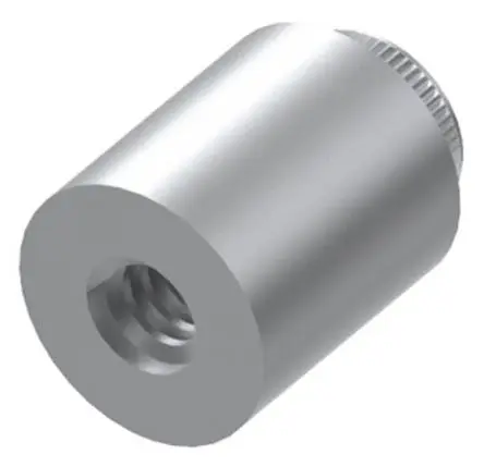 Produktfoto 1 von Samtec Ständer mit Gewinde, Länge 5.15 mm, Aluminium, Sechskant