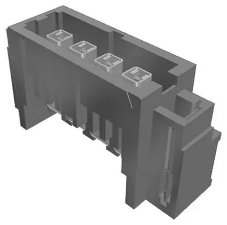 Produktfoto 1 von Samtec IP5 Leiterplattenleiste, 4-polig / 1-reihig, Raster 4.0 mm Raster, Platine-Platine, Ummantelt