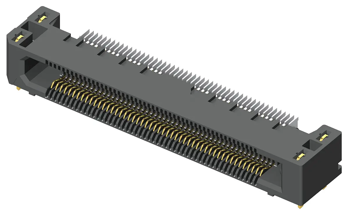 Produktfoto 1 von Samtec ERF5 Leiterplattenbuchse gewinkelt Oberfläche 100-polig / 2-reihig, Raster 0.5 mm Lot