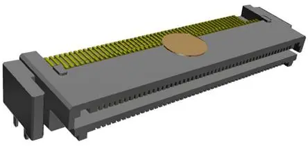 Produktfoto 1 von Samtec LSHM Leiterplattenleiste, 100-polig / 2-reihig, Raster 0.5 mm Raster, Platine-Platine, Ummantelt