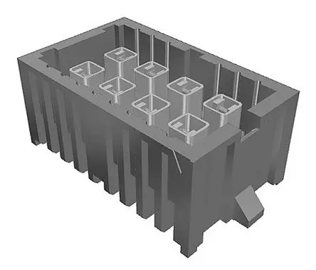 Produktfoto 1 von Samtec IP5 Leiterplattenleiste, 8-polig / 2-reihig, Raster 4.0 mm Raster, Platine-Platine, Ummantelt