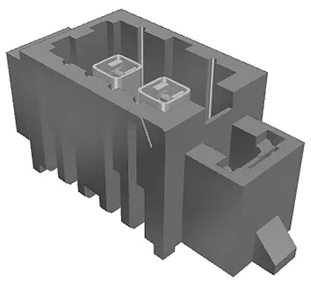 Samtec IP5 Leiterplattenleiste, 2-polig / 1-reihig, Raster 4.0 mm Raster, Platine-Platine, Ummantelt