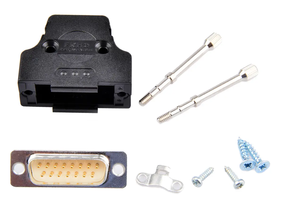 Produktfoto 1 von FCT from Molex FKH D-Sub-Steckverbinder Gerade, 15-polig, Panel Stecker/Buchse, mit Haube, Schraubbefestigung
