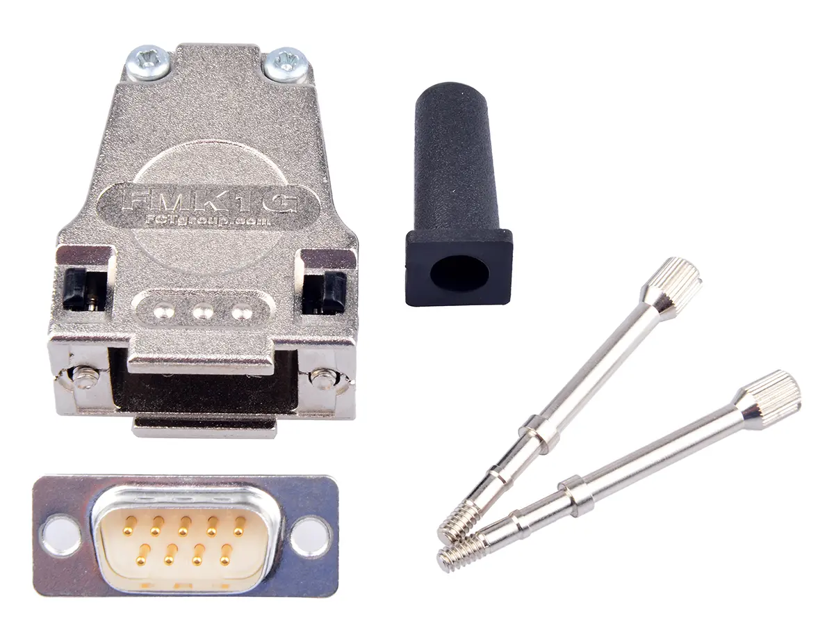 Produktfoto 1 von FCT from Molex FMK D-Sub-Steckverbinder Gerade, 9-polig, Kabel Stecker, mit Haube, Schraubbefestigung