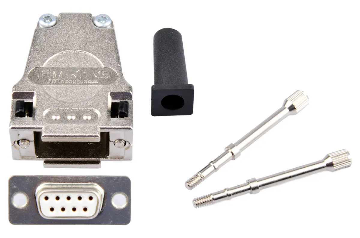Produktfoto 1 von FCT from Molex FMK D-Sub-Steckverbinder Gerade, 9-polig, Kabel Buchse, mit Federungssystem, Gewindestift