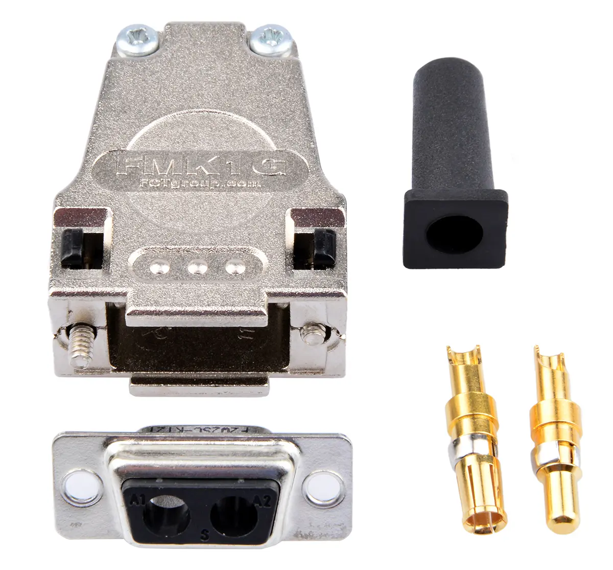 Produktfoto 1 von FCT FMK D-Sub-Steckverbinder Gerade, 2-polig, Kabel Stecker/Buchse, mit Schraubbefestigung