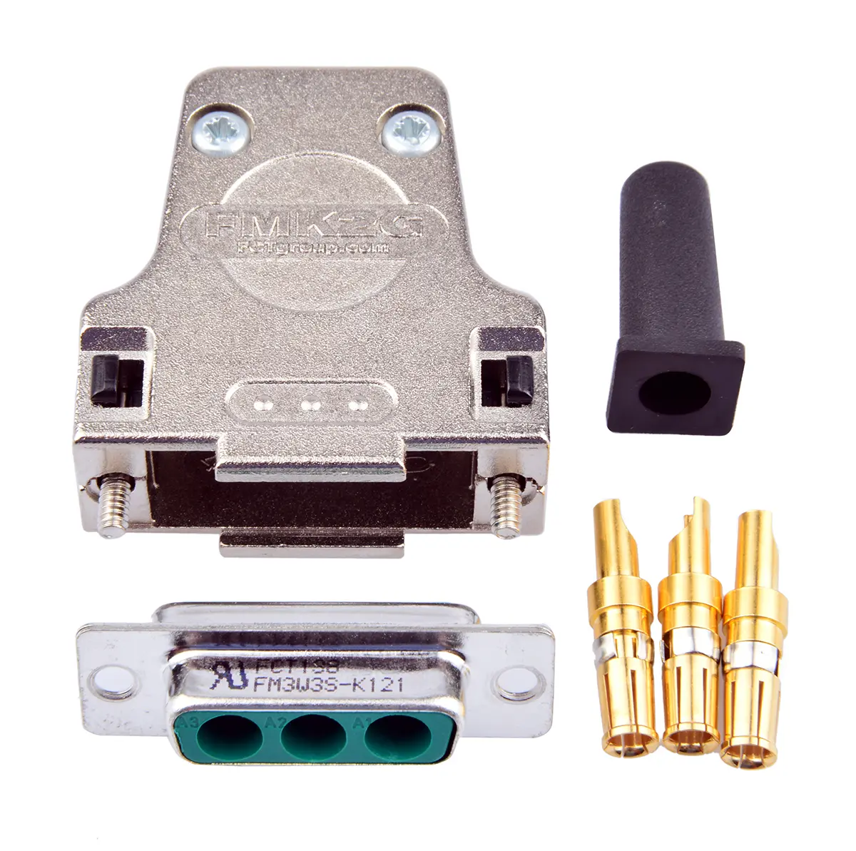 Produktfoto 1 von FCT from Molex FMK D-Sub-Steckverbinder Gerade, 3-polig, Schraubanschlussklemme Buchse, mit Schraubbefestigung