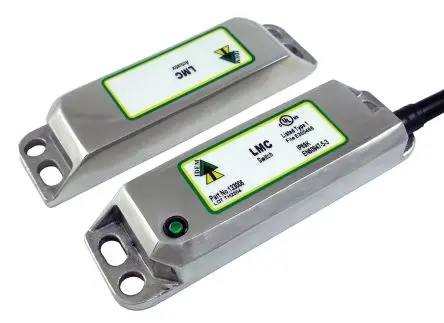 Produktfoto 1 von IDEM HYGIECODE LMC 2m Kabel Berührungsloser Sicherheitsschalter aus Edelstahl 316 24V dc, 2 Öffner / Schließer,