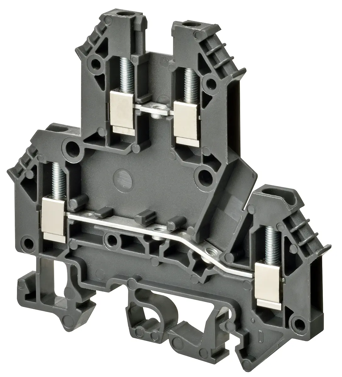 Produktfoto 1 von Omron XW5T Anschlussklemmenblock DIN-Schiene 2 Grau, 2.5 mm², 600 V Schraubbefestigung
