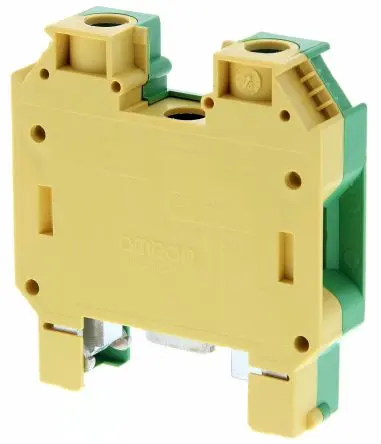 Produktfoto 1 von Omron XW5G Anschlussklemmenblock DIN-Schiene 1 Grau, 35mm², 1kV Schraubbefestigung