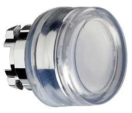 Schneider Electric Harmony XB4 Drucktastenkopf Ø 22 mm, Weiß Tastend Rund Rund Metall, IP66