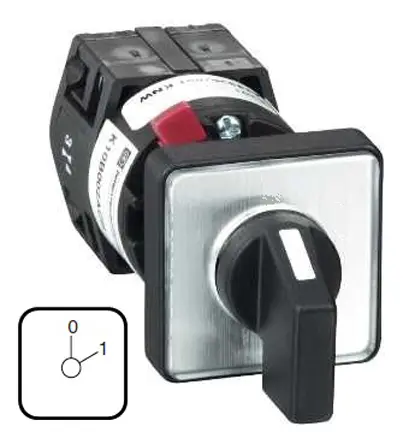 Produktfoto 1 von Schneider Electric Harmony K Nockenschalter, SPST, 690V ac, 3-phasig, 2-Stufen Schraub, 45°-Wurfwinkel