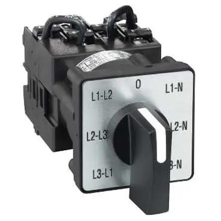 Produktfoto 1 von Schneider Electric Harmony K Nockenschalter 12 A, 3-phasig, 7-Stufen Schwarzer Griff Schraube, 45 °-Wurfwinkel