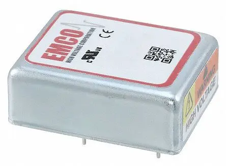 Produktfoto 1 von XP Power C DC/DC Konverter, 8kV OUT 10 mA Stift, Fahrgestell 16V dc 1 W -10 °C 60 °C