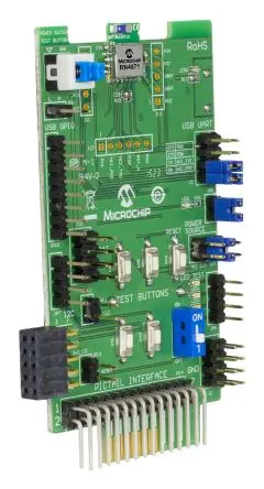 Produktfoto 1 von Microchip PICtail Plus Entwicklungstool Kommunikation und Drahtlos RN4871 Tochterplatine Bluetooth Low Energy, Bluetooth