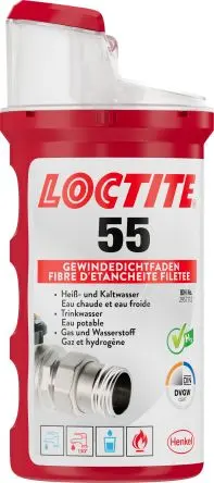Produktfoto 1 von Loctite Loctite 55 Dichtmittel für Rohre und Gewinde Weiß → 150 °C