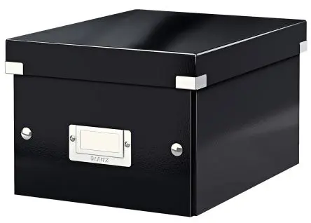 Produktfoto 1 von Leitz Polypropylen Archivbox Schwarz A5, 220mm x 282 mm x 160 mm