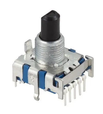 Produktfoto 1 von Alps Alpine 3-Stufen SRBV Drehschalter 1-polig / 300mA PC-Klemme, 18.5 mm x 18.5mm x 16.2 mm