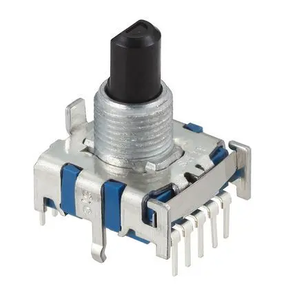 Produktfoto 1 von Alps Alpine 7-Stufen SRBV Drehschalter SP7T / 300mA Klemme, 18.5 mm x 18.5mm x 16.2 mm