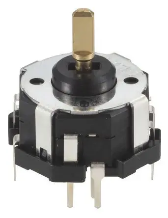 Produktfoto 1 von Alps Alpine RK Joystick, 4-Achsen Tastend, 1-poliger Schließer, 50 V ac / 10mA Griff Typ Hebel