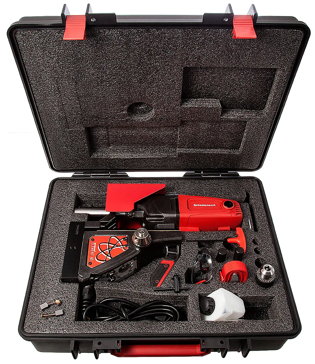 Produktfoto 1 von Rotabroach Element 40 Netz Magnetbohrmaschine 230V Bürstenmotor 1200W