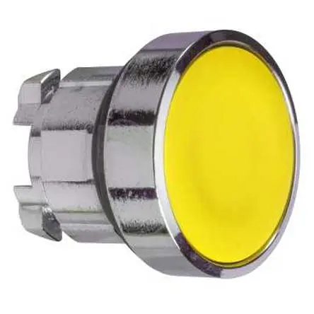 Produktfoto 1 von Schneider Electric Harmony Drucktastenkopf Ø 22mm, Gelb Tastend Rund Kunststoff, IP66