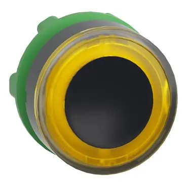 Produktfoto 1 von Schneider Electric Harmony Drucktastenkopf Ø 22mm, Gelb Tastend Rund Kunststoff, IP66