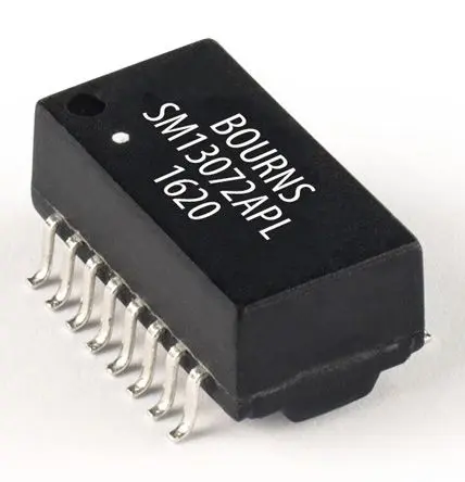 Produktfoto 1 von Bourns LAN-Ethernet-Transformator Oberfläche 5 Ports -1.1dB, L. 12.80 mm B. 9.5mm