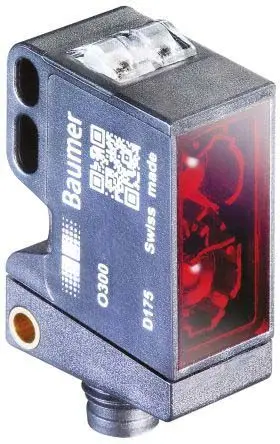 Produktfoto 1 von Baumer O300 Kubisch Optischer Sensor, Reflektierend, Push-Pull Ausgang, 4-poliger Stecker