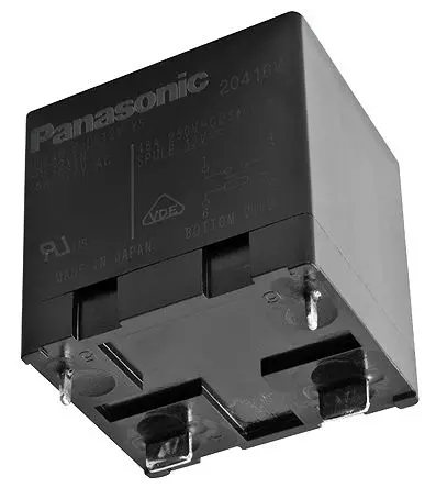 Panasonic HE Leistungsrelais 12V dc Spule SPST Leiterplattenmontage 90A 160 Ω 1.92 W